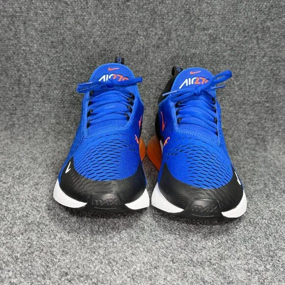 Nike Air Max 270 Shoes Men's 13 Racer Blue Orange Athletic Run Training Sneakers - Picture 2 of 11